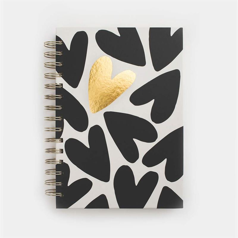 Mono Hearts Notebook