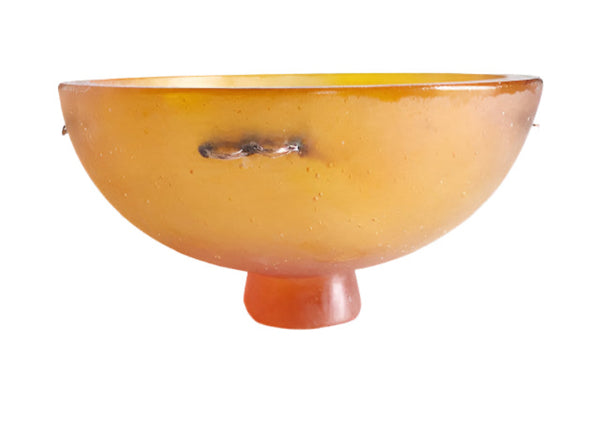 Wired & Fired | Orange Glass Bowl