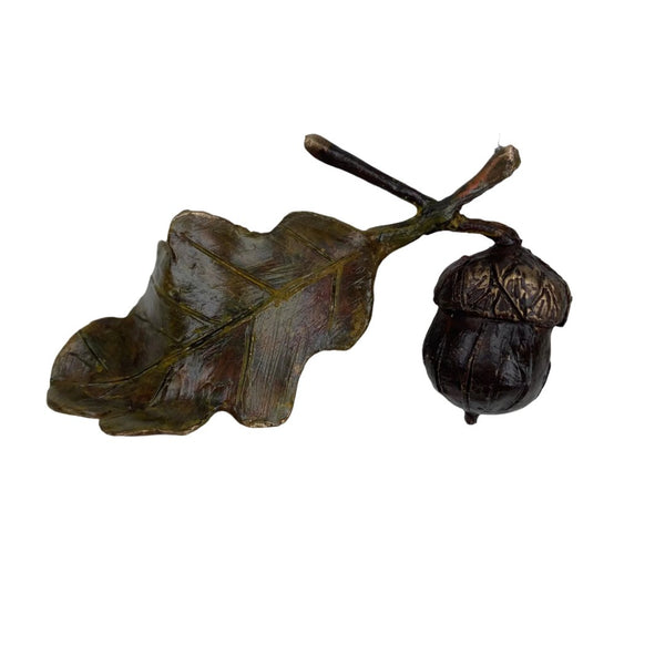 Bronze Acorn With Oak Leaf