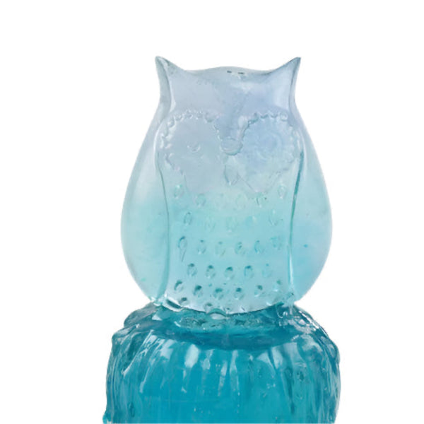 Clarity | Small Blue Glass Owl