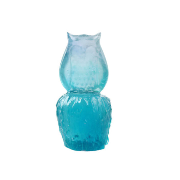 Clarity | Small Blue Glass Owl