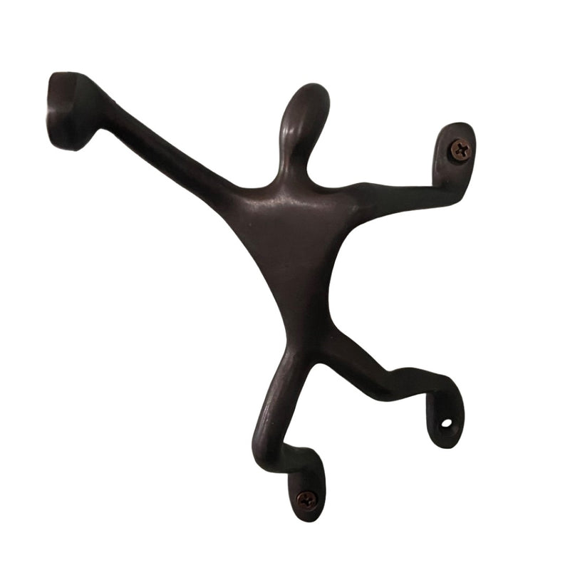 Bronze Man Coat Hook