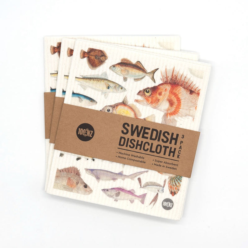 Swedish Kiwi Dishcloths | 3 Pack