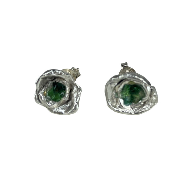 Double Rim Glass Enamel Earrings