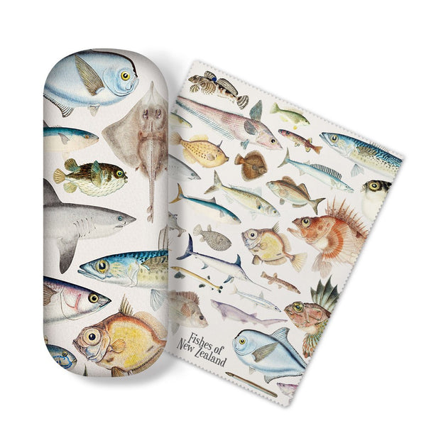 Fishes Of NZ Glasses Case With Lens Cloth