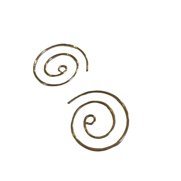 Heavy Gauge Spiral Earrings