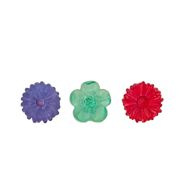 Garden Path Flower Set Of 3 | Bright Summer | Lagoon