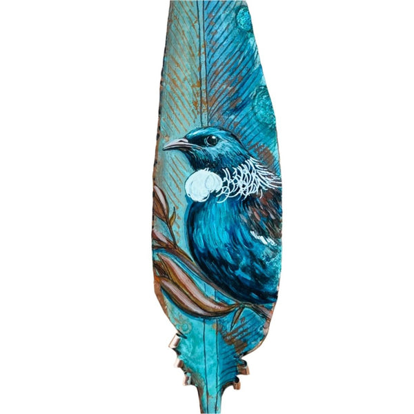 Tūī Left Facing  On Copper Feather