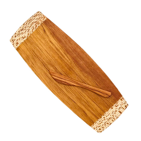 Waka Board & Cheese Knife | Rimu With Rewarewa Ends | Medium