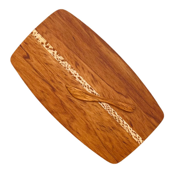 Waka Board & Cheese Knife | Rimu With Rewarewa Strip | XL