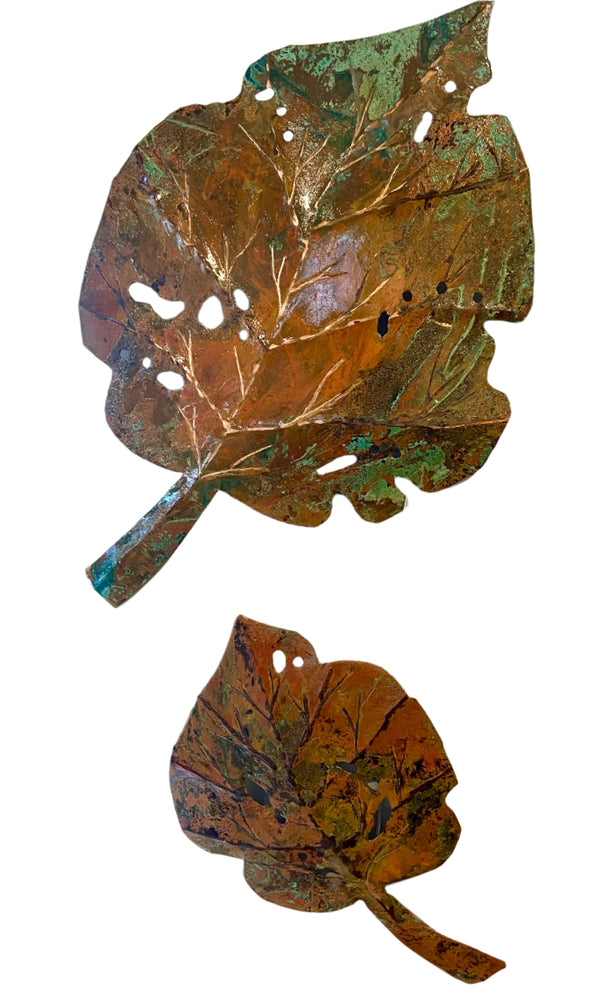 Copper Kawakawa Leaves