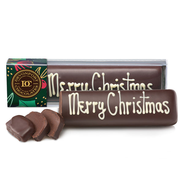 Merry Christmas Chocolate Truffle Slice