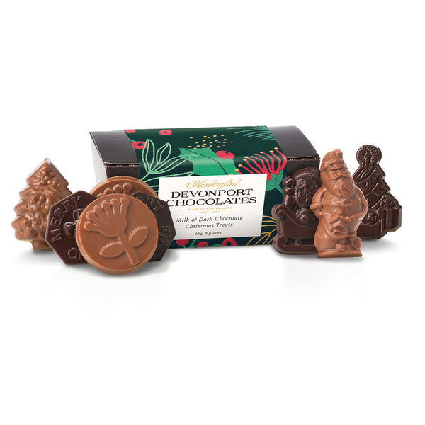 Milk & Dark Chocolate Christmas Shapes