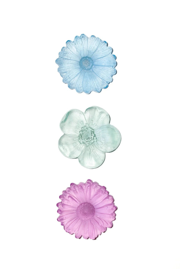 Garden Path Flower Set Of 3 | Soft Spring | Fuchsia