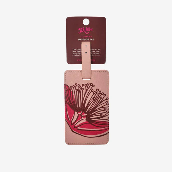 Luggage Tag | Pink Pohutakawa