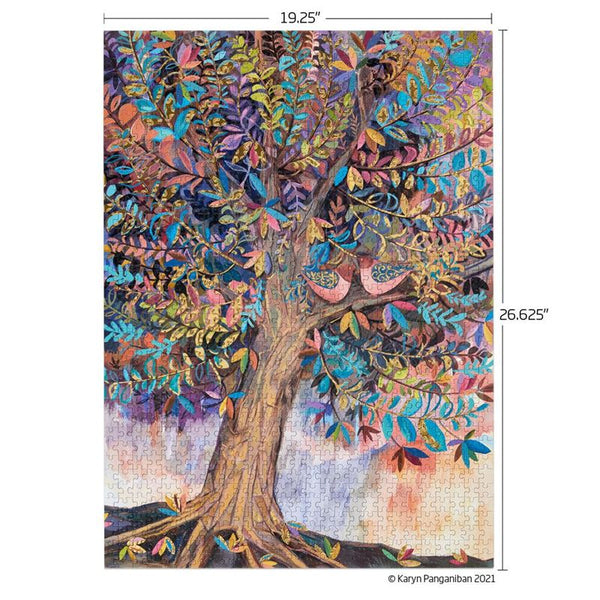 Illumination Tree Gold Foil 1000 Pce Jigsaw Puzzle