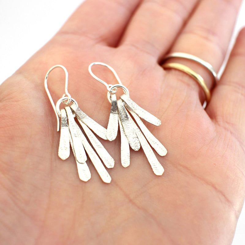 Flutter Drop Earrings | Sterling Silver