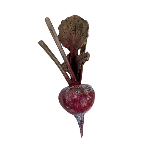 Bronze Radish With Leaves