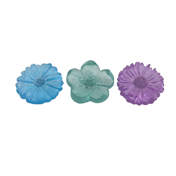 Garden Path Flower Set Of 3 | Soft Spring | Fuchsia